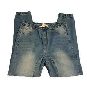 Victorious‎ Los Angeles Drawstring Jeans Large Denim Pants Women Clothing